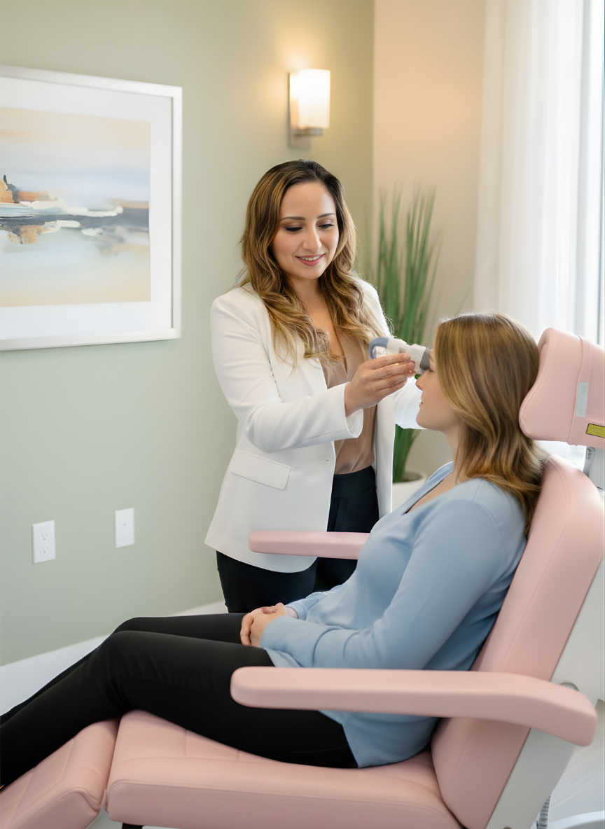 Transcranial Magnetic Stimulation TMS Therapy Machine for Depression Treatment